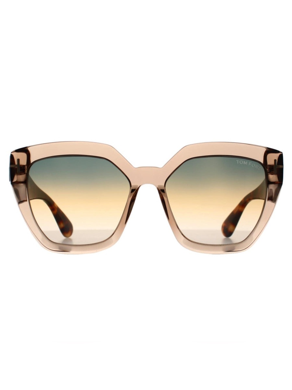 Tom Ford Sunglasses FT0939 Phoebe 45B Shiny Light Brown Blue Gradient NWT